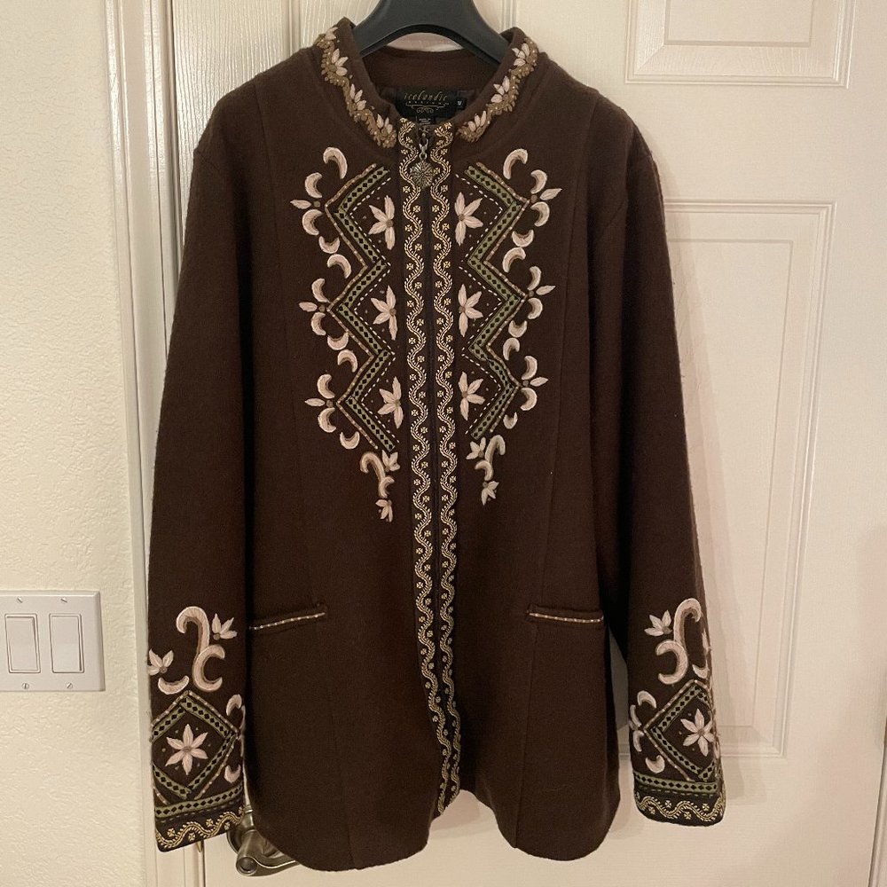 Women's 1X Icelandic Designs Boiled Wool Jacket